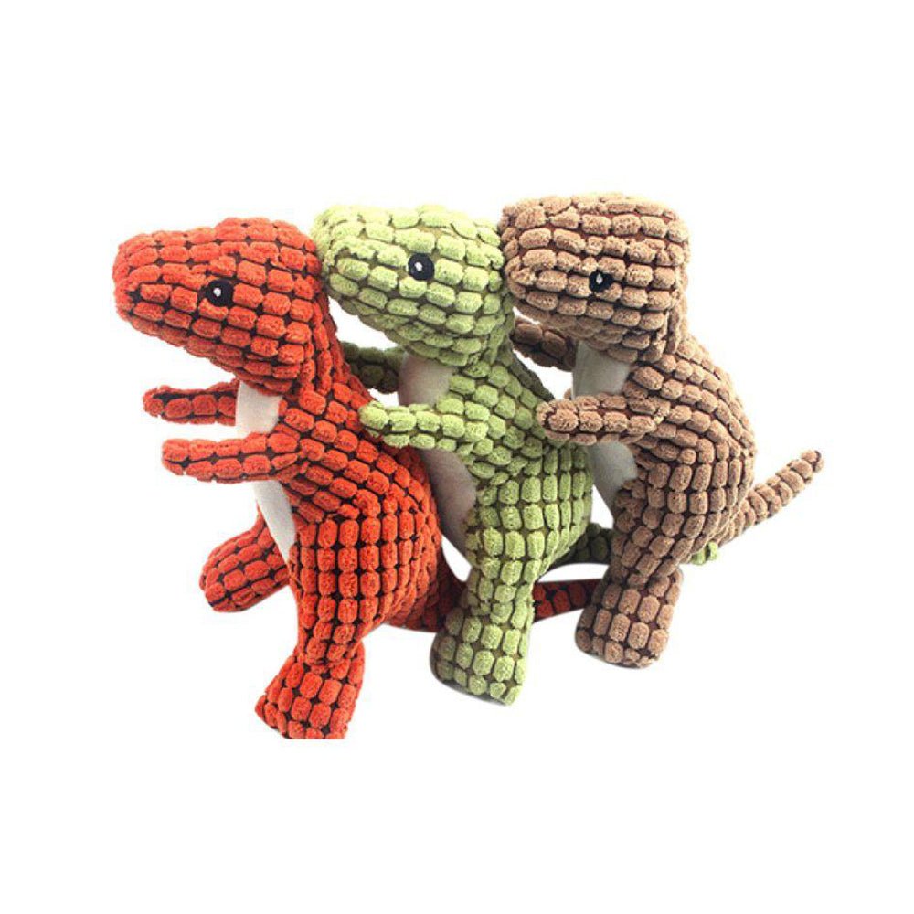 Dog Toy Squeak, Dinosaur Dog Toys That Makes Noise, Funny Squeaky