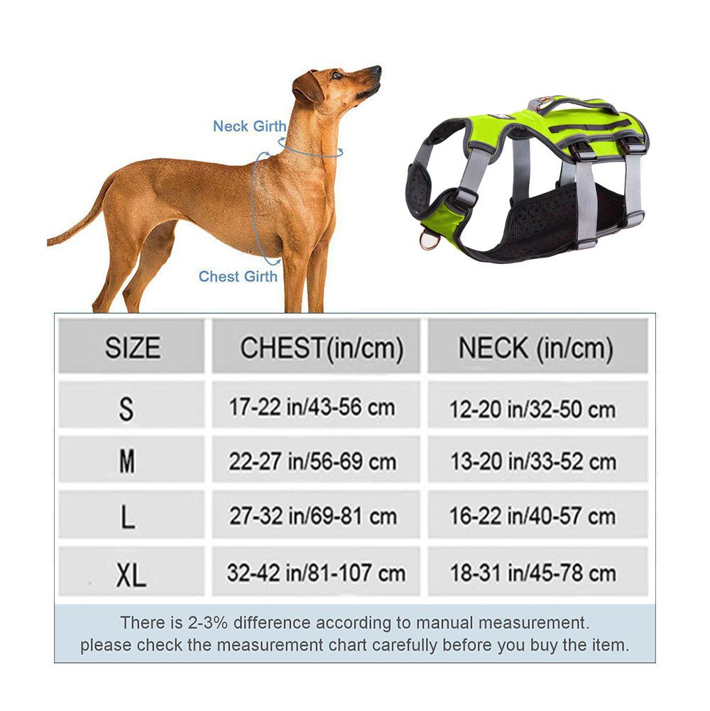AdventureHarness™ - Outdoor Water-Resistant Dog Harness - The Barking Mutt