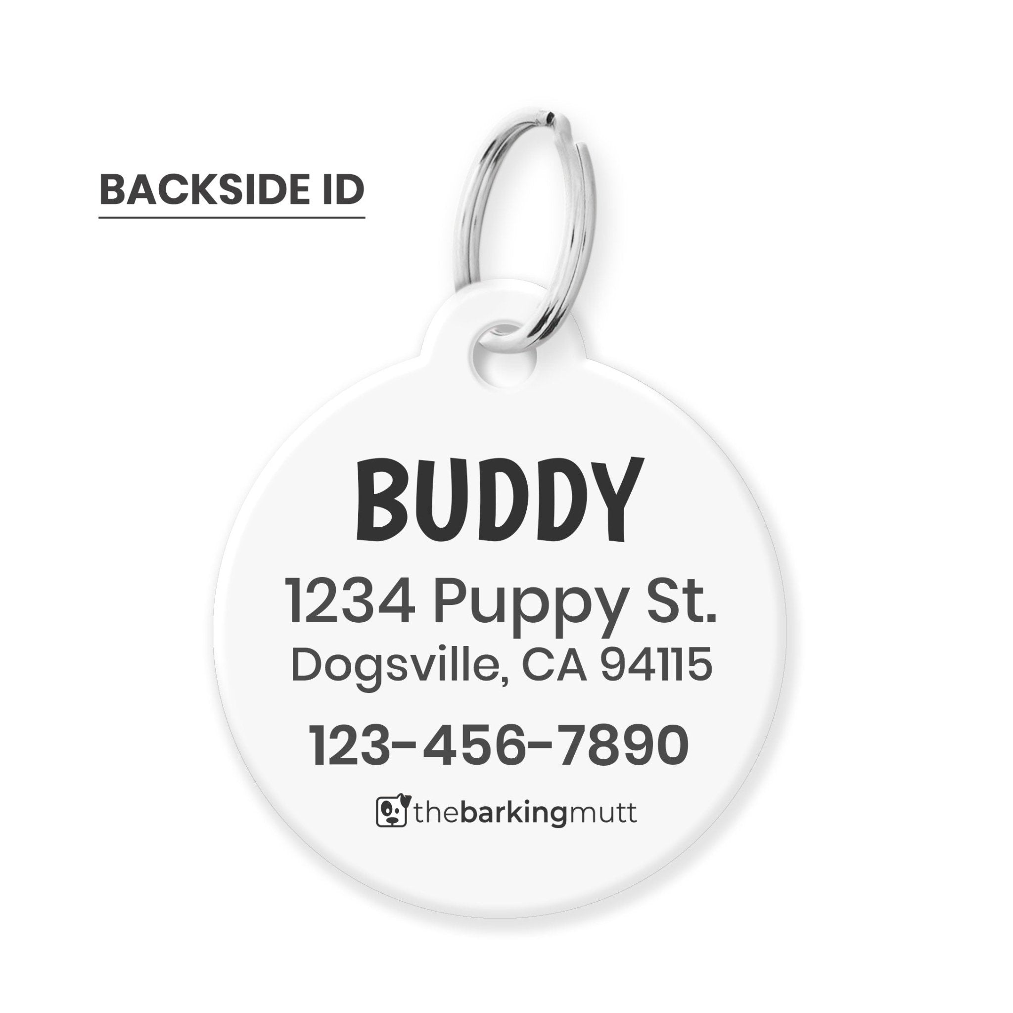 Beagle Silhouette Pet Tag - The Barking Mutt