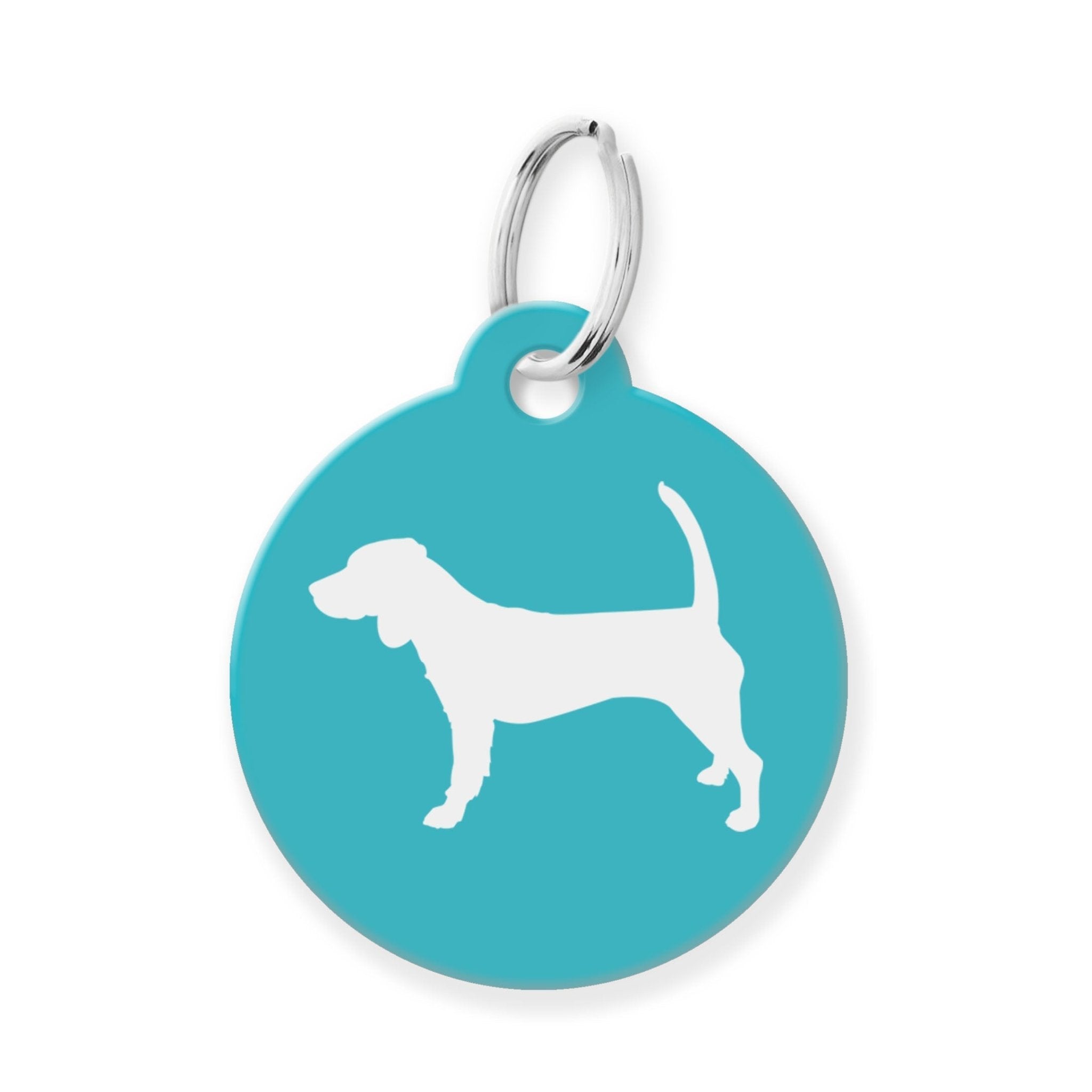 Beagle Silhouette Pet Tag - The Barking Mutt