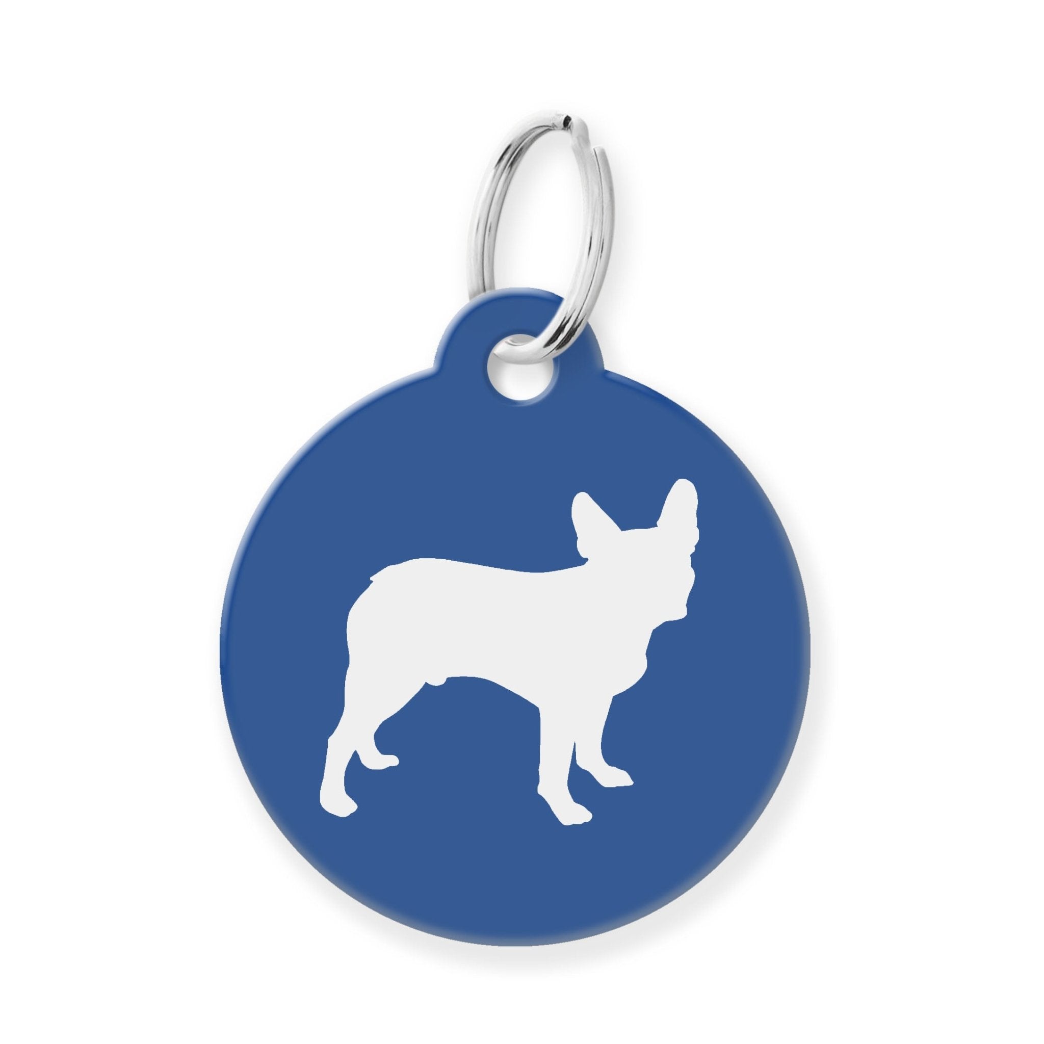 Boston Terrier Silhouette Pet Tag - The Barking Mutt