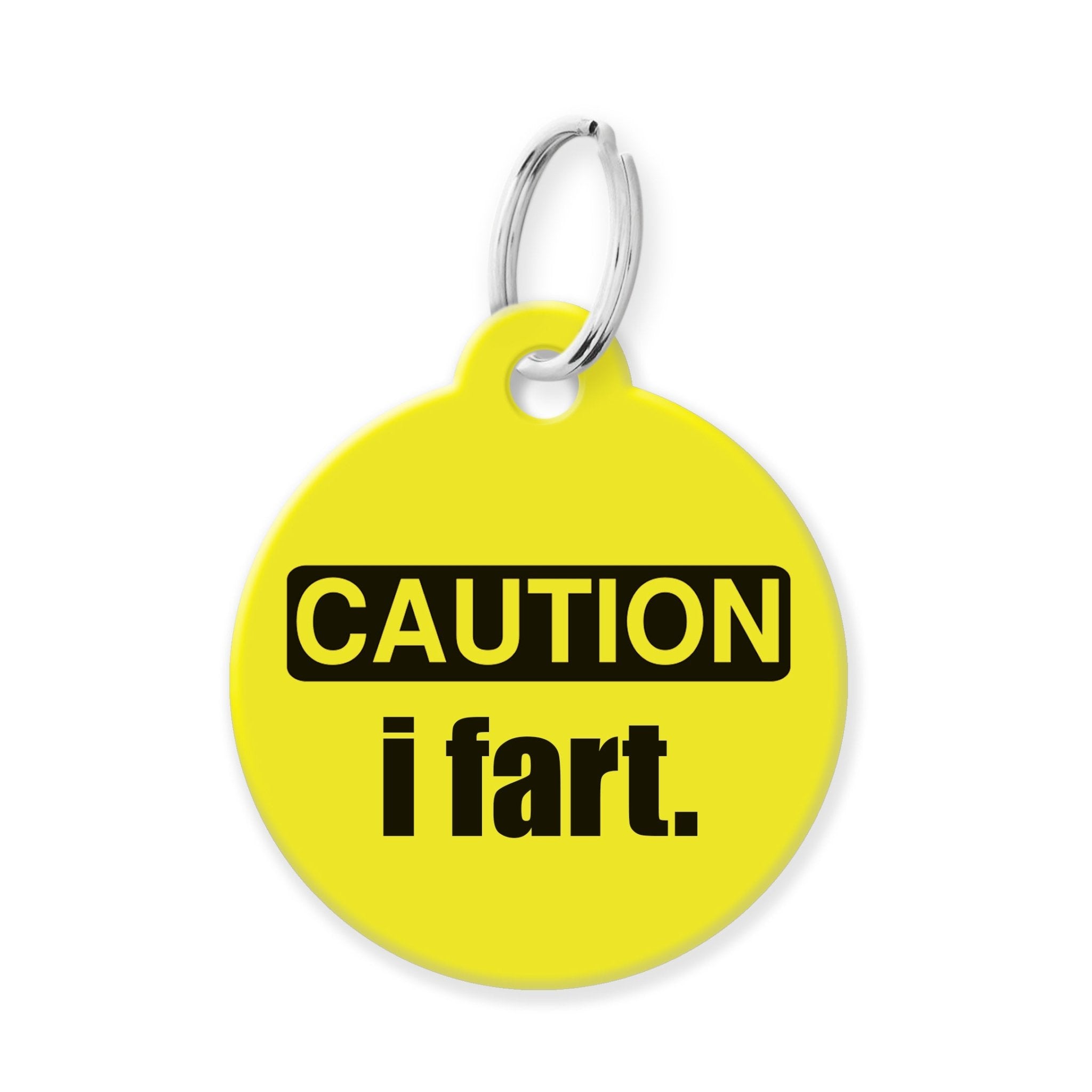 Caution I Fart Funny Pet Tag - The Barking Mutt