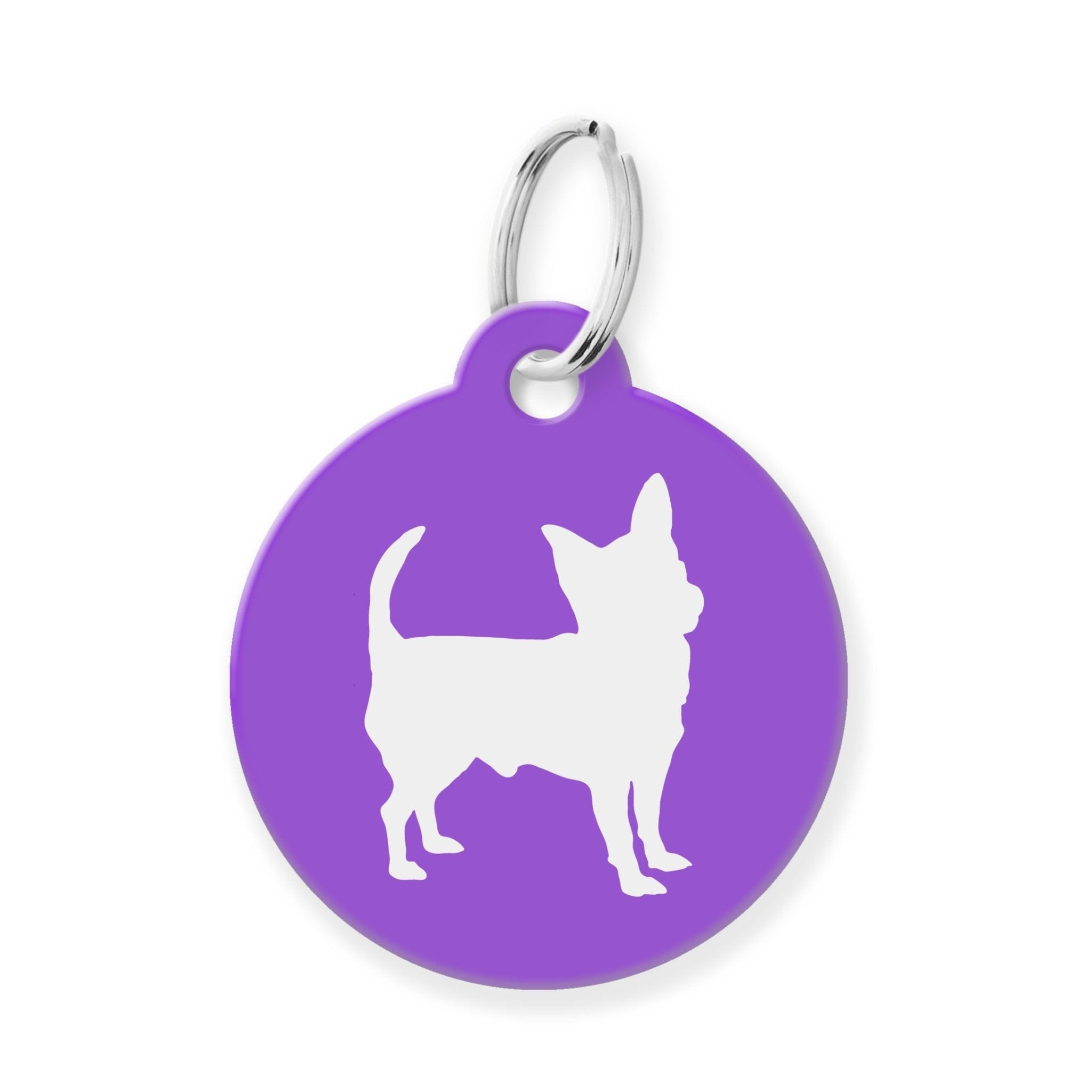 Chihuahua Silhouette Pet Tag - The Barking Mutt