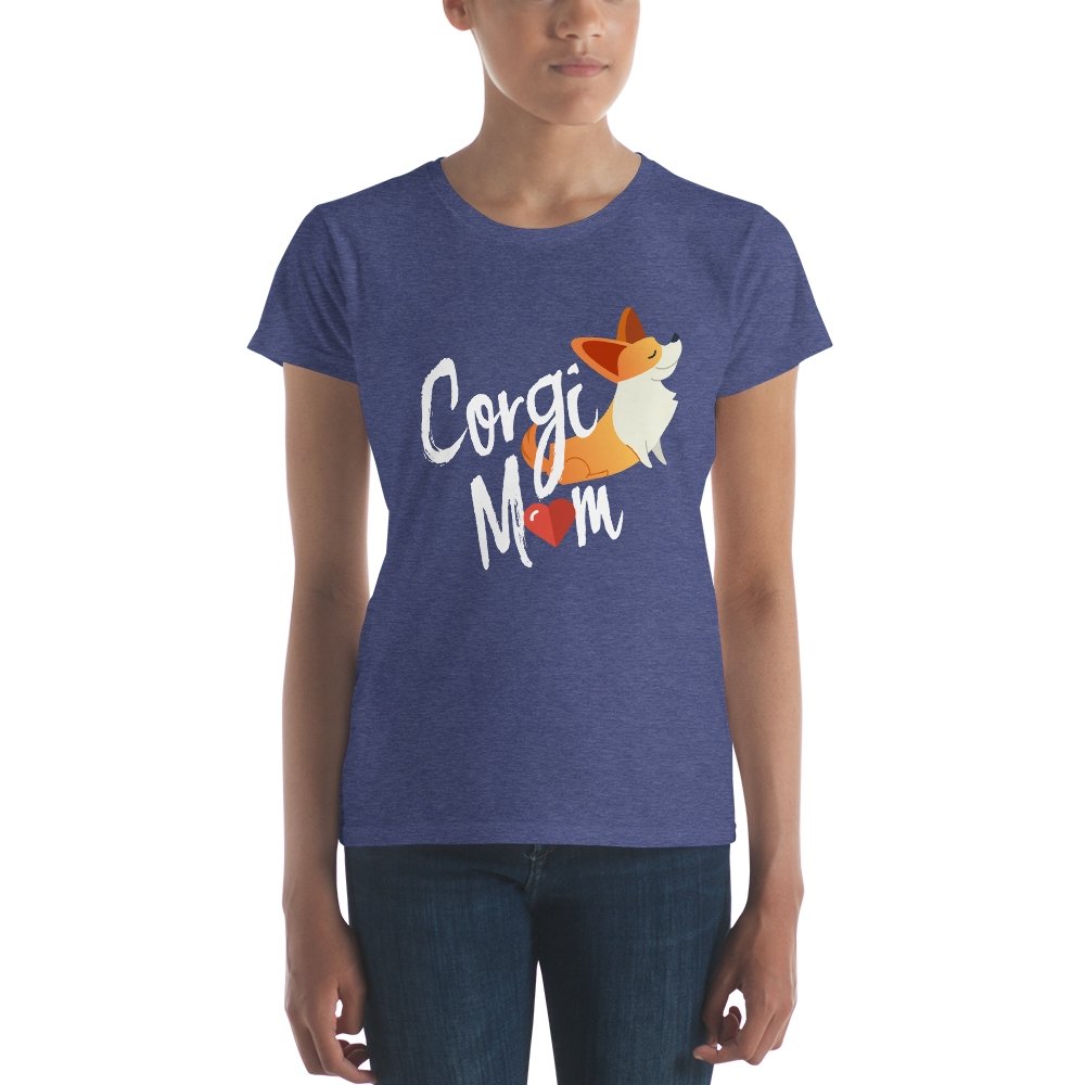 Corgi Mom Women's Short Sleeve T-Shirt - The Barking Mutt