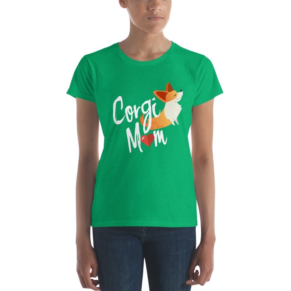 Corgi Mom Women's Short Sleeve T-Shirt - The Barking Mutt