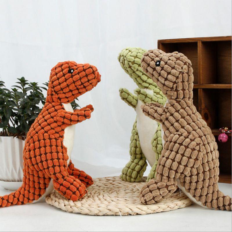 Dino Plush Dog Toy - The Barking Mutt