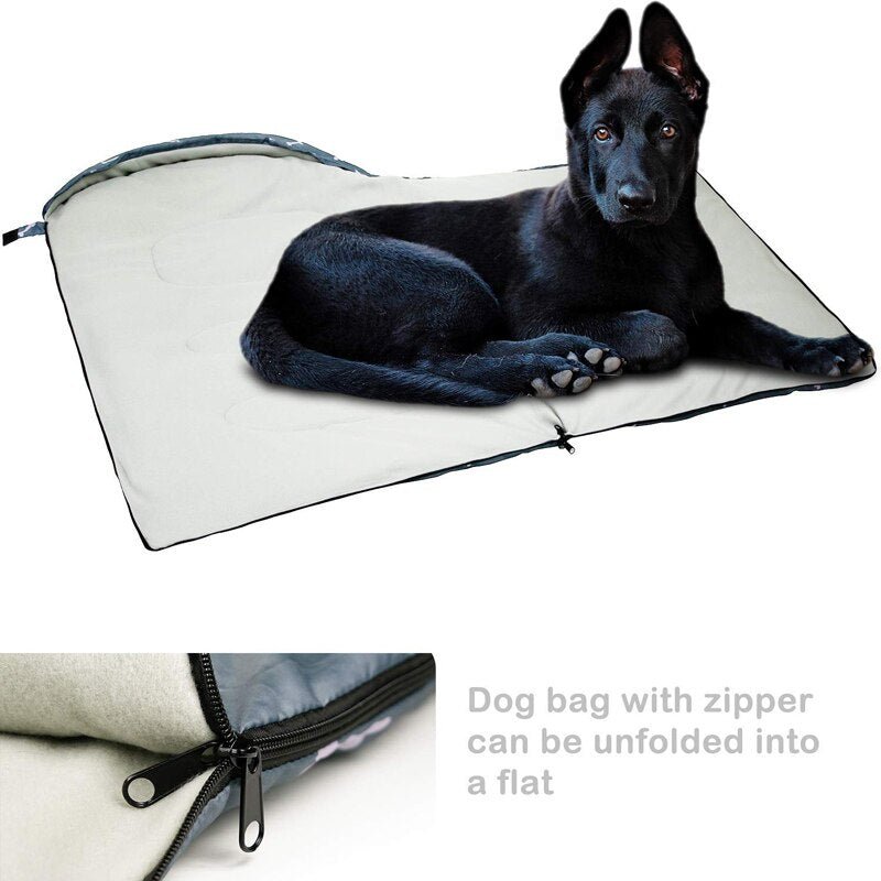 Dog Sleeping Bag For Hiking + Camping - The Barking Mutt
