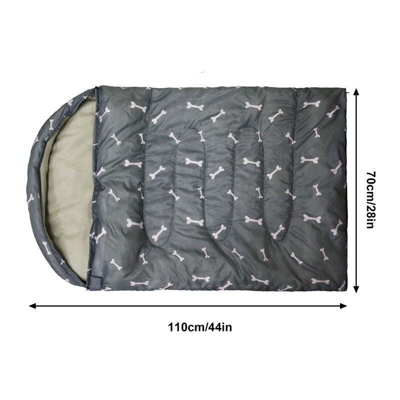 Dog Sleeping Bag For Hiking + Camping - The Barking Mutt