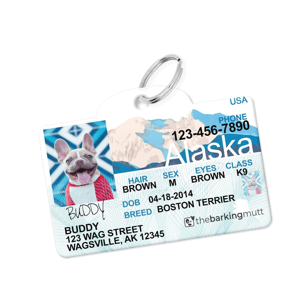 Personalized Driver License Pet Tags Made in USA The Barking Mutt