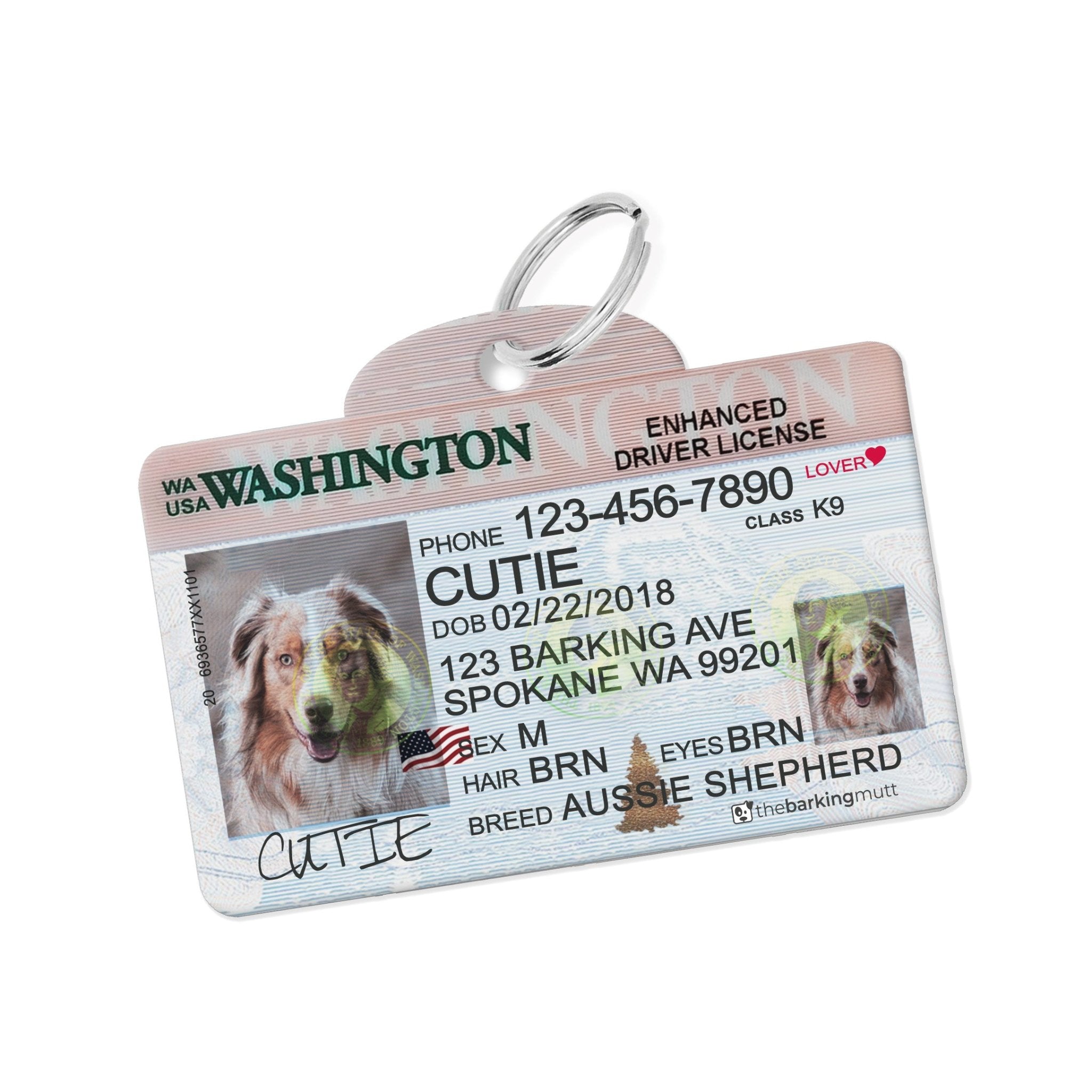Driver License Pet Tags - The Barking Mutt