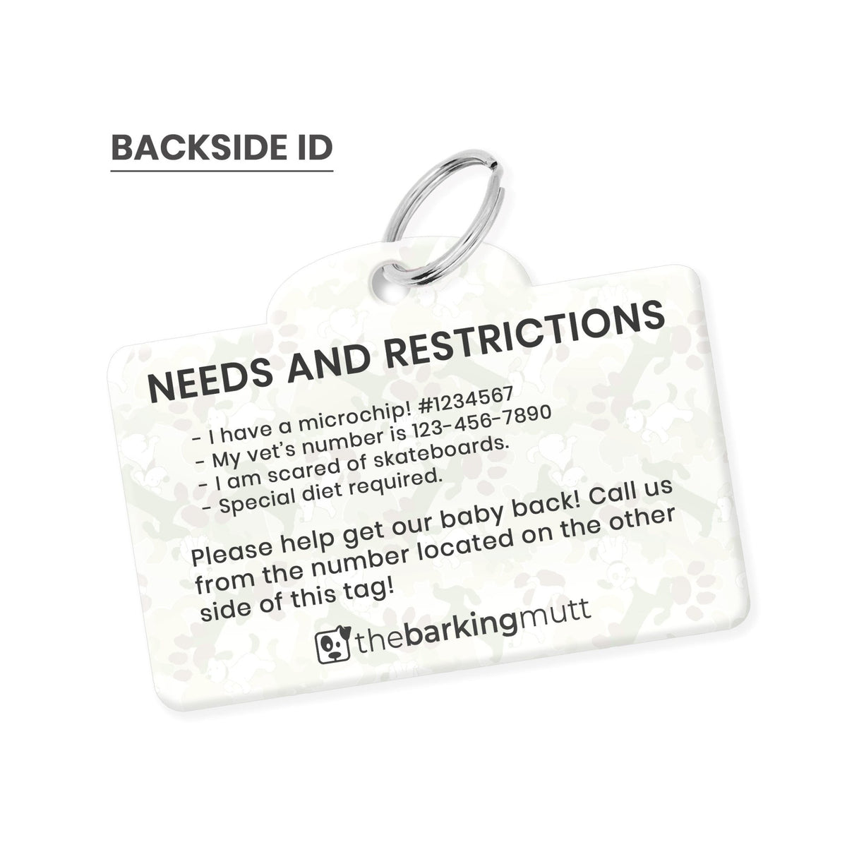 Personalized Driver License Pet Tags Made in USA The Barking Mutt