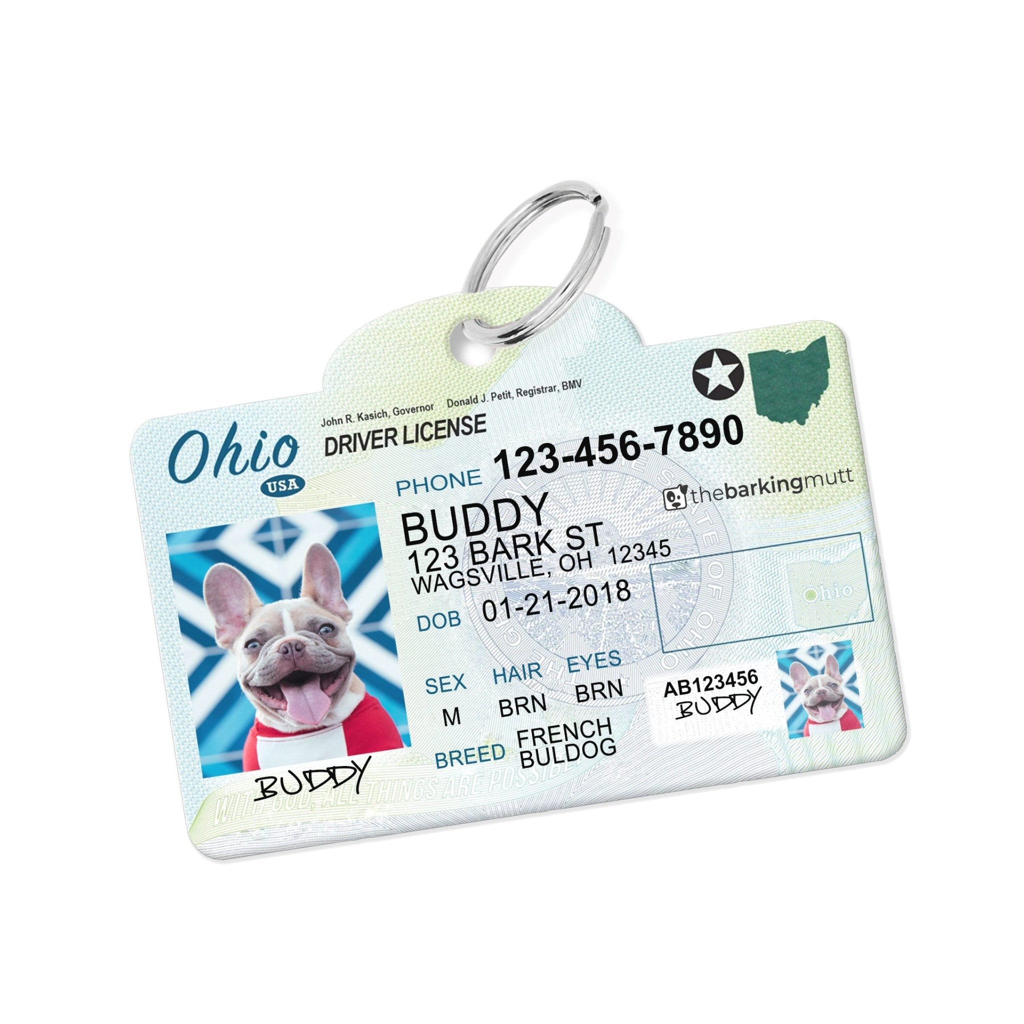 Driver License Pet Tags - The Barking Mutt