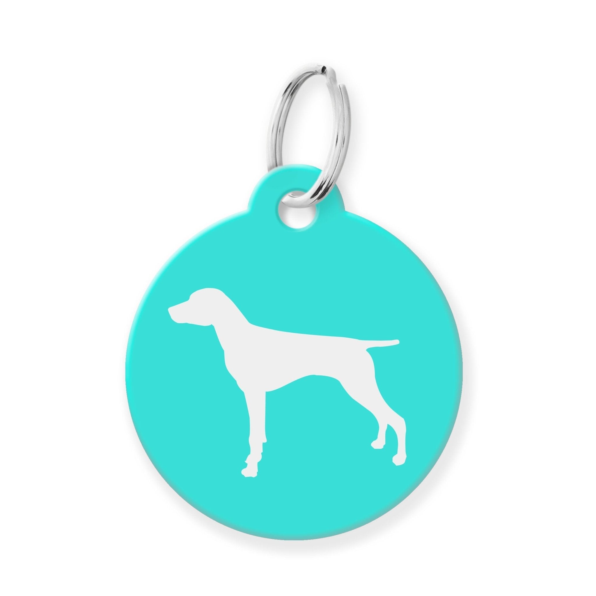 German Short Haired Pointer Silhouette Pet Tag - The Barking Mutt