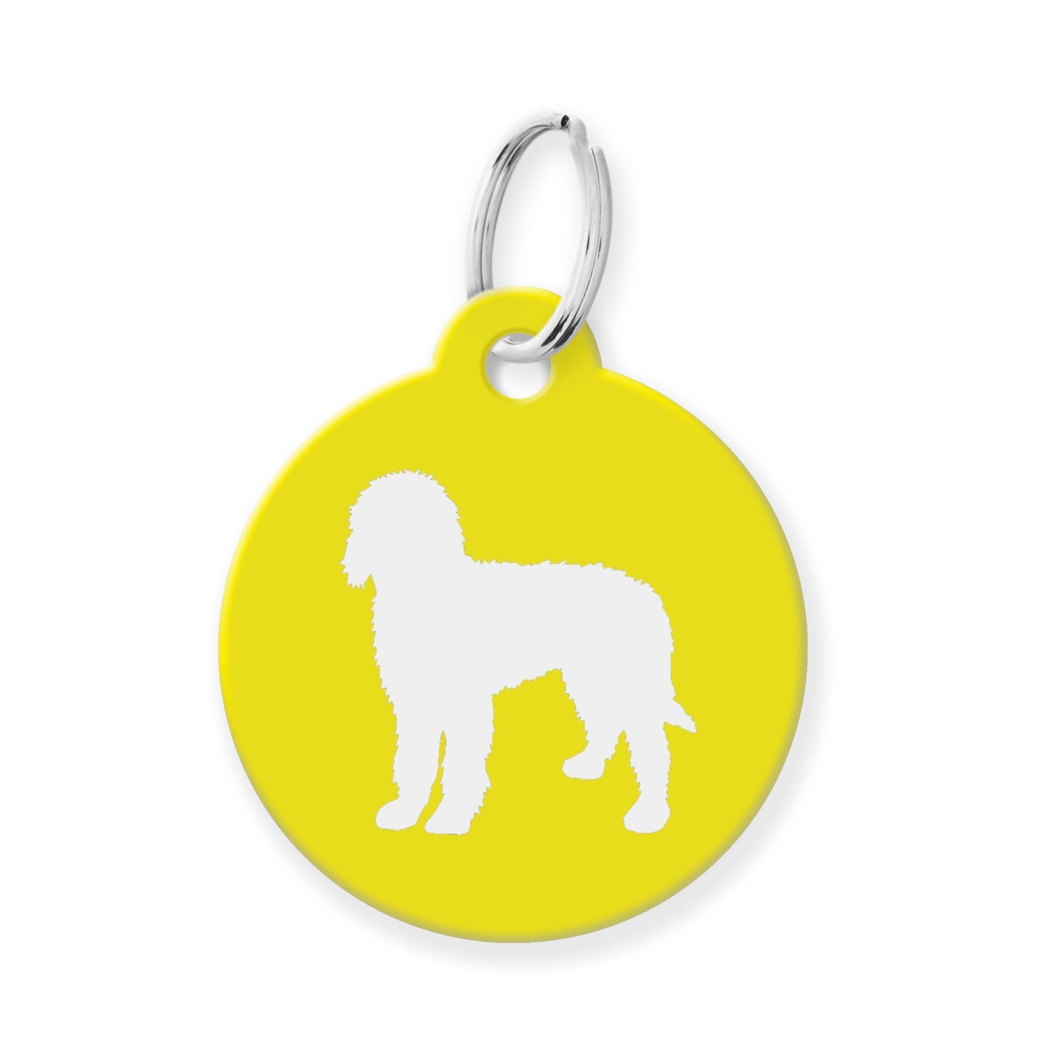 Goldendoodle Silhouette Pet Tag - The Barking Mutt