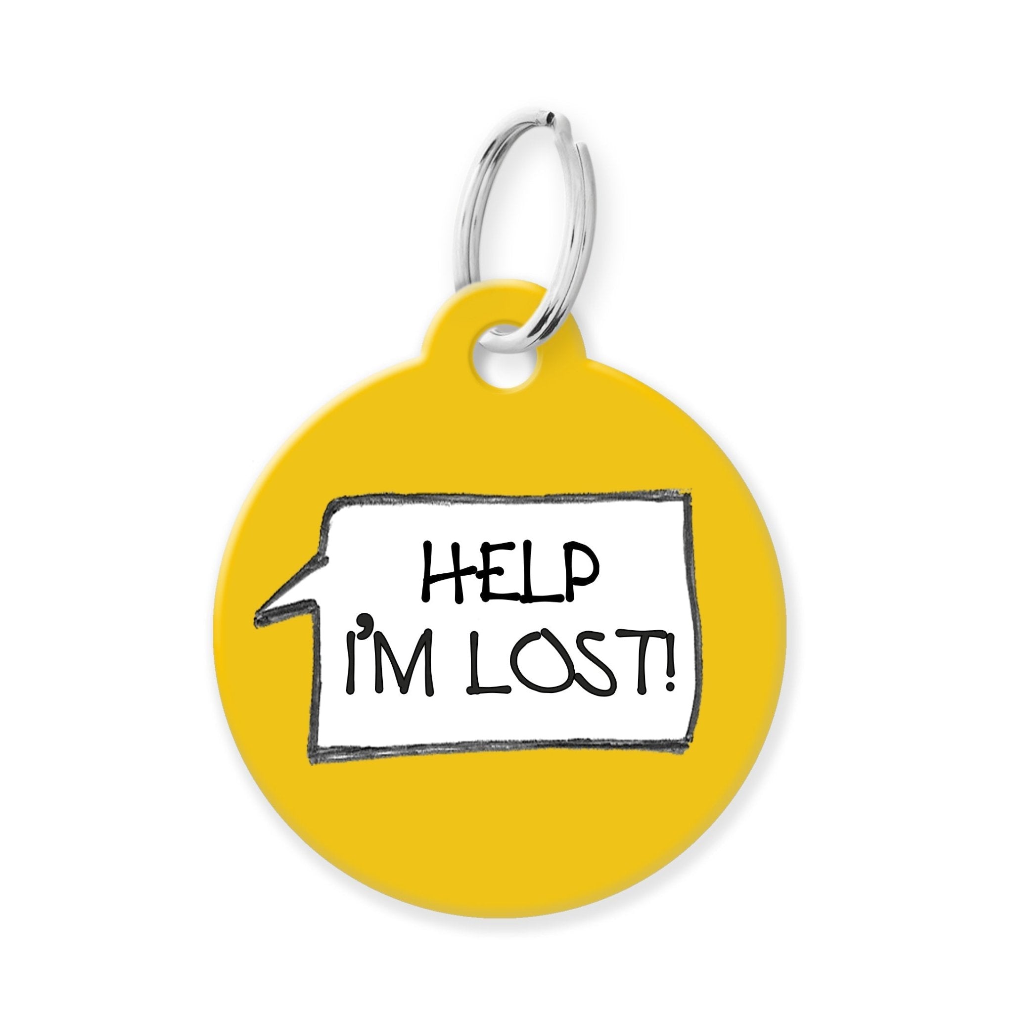 Help I'm Lost Funny Pet Tag - The Barking Mutt