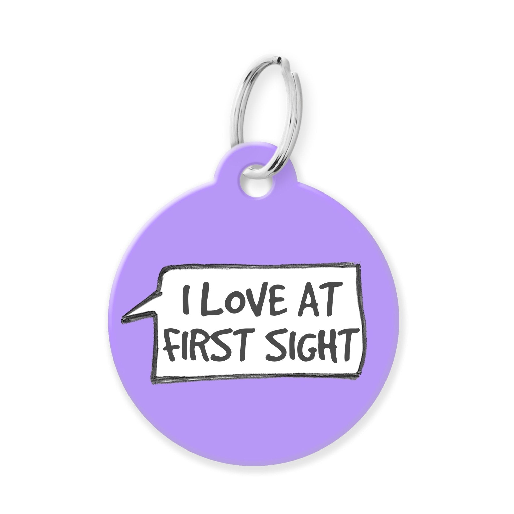 I Love at First Sight Pet Tag - The Barking Mutt