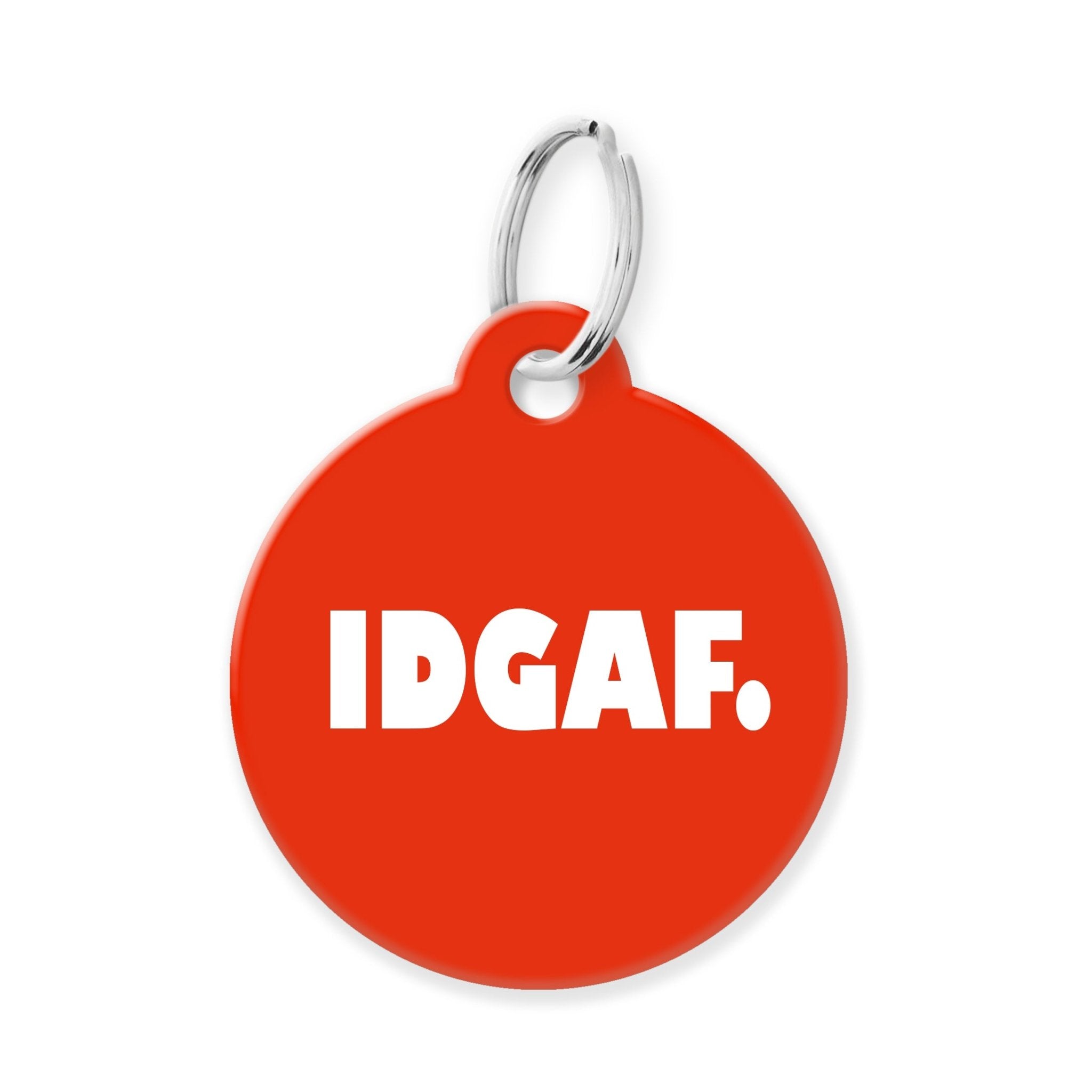 IDGAF Funny Pet Tag - The Barking Mutt