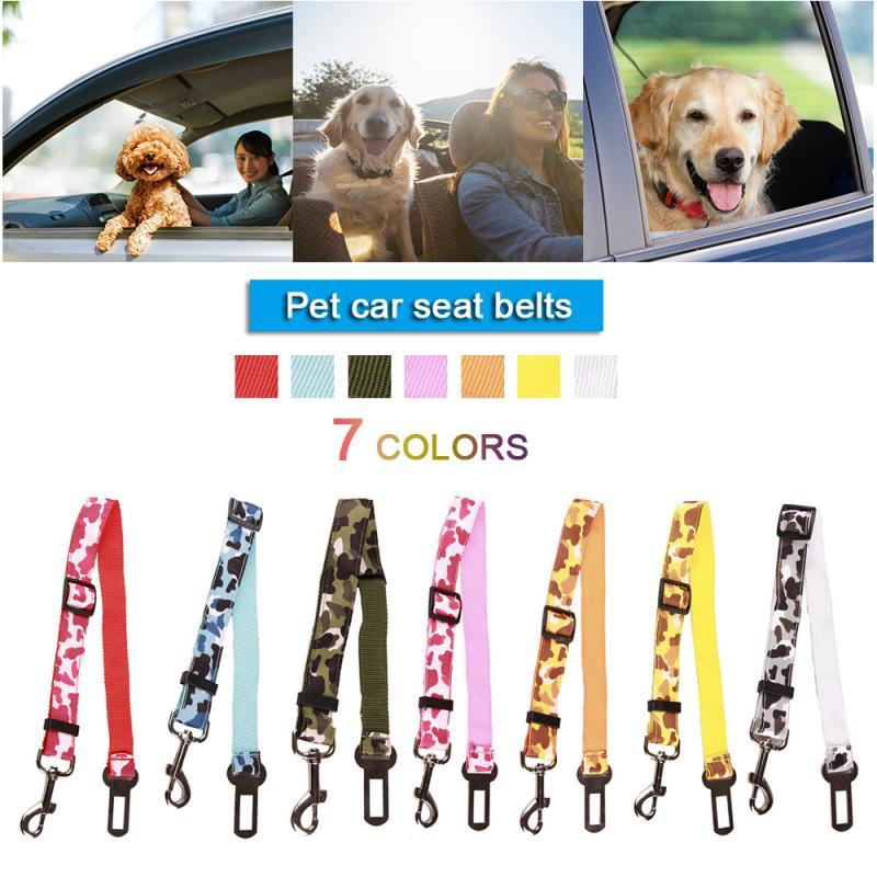Leopard Skin Nylon Seat Belts for Dogs - The Barking Mutt