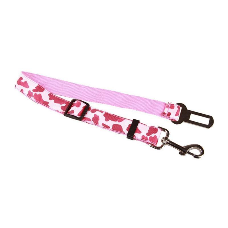 Leopard Skin Nylon Seat Belts for Dogs - The Barking Mutt