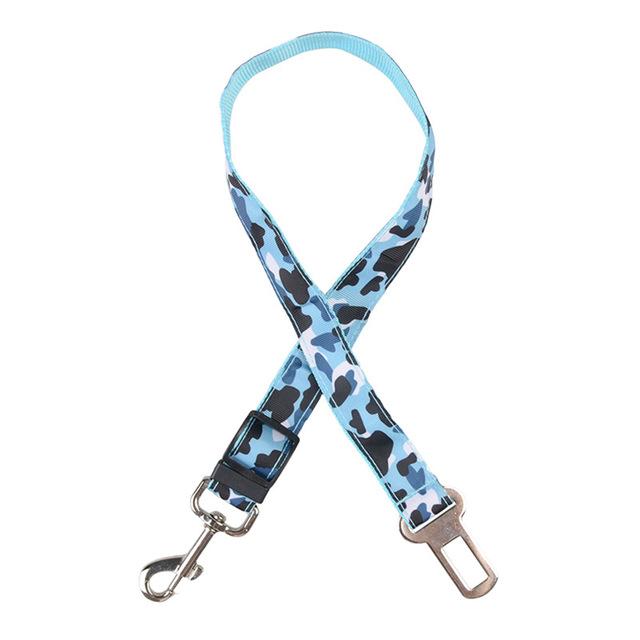 Leopard Skin Nylon Seat Belts for Dogs - The Barking Mutt