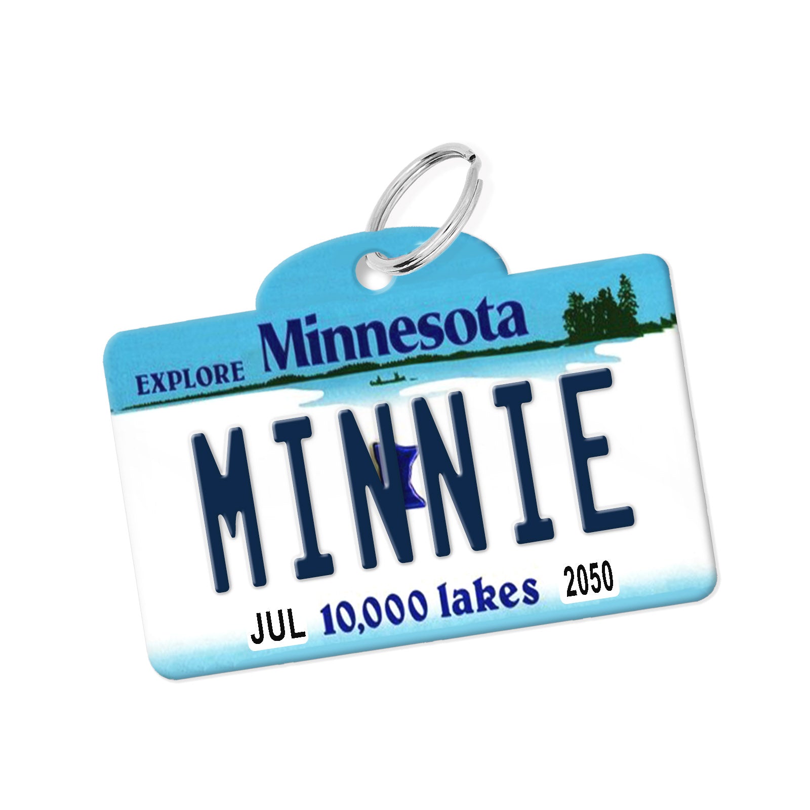 License Plate Pet Tag - The Barking Mutt