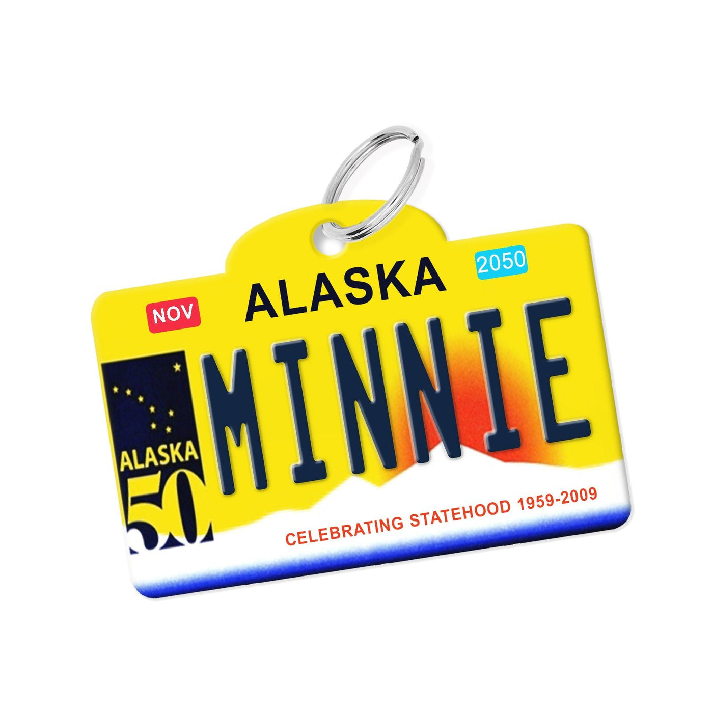 Personalized License Plate Pet Tags Made in USA The Barking Mutt