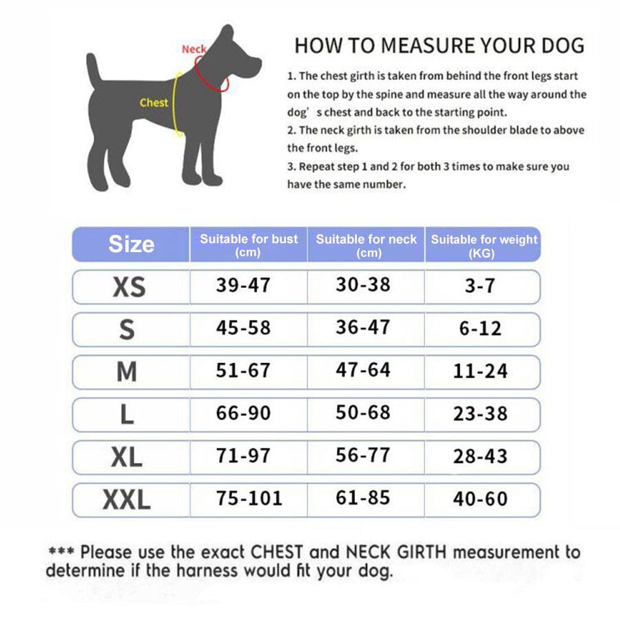 Lifetime Warranty Easy-On Custom NO PULL Dog Harness - The Barking Mutt