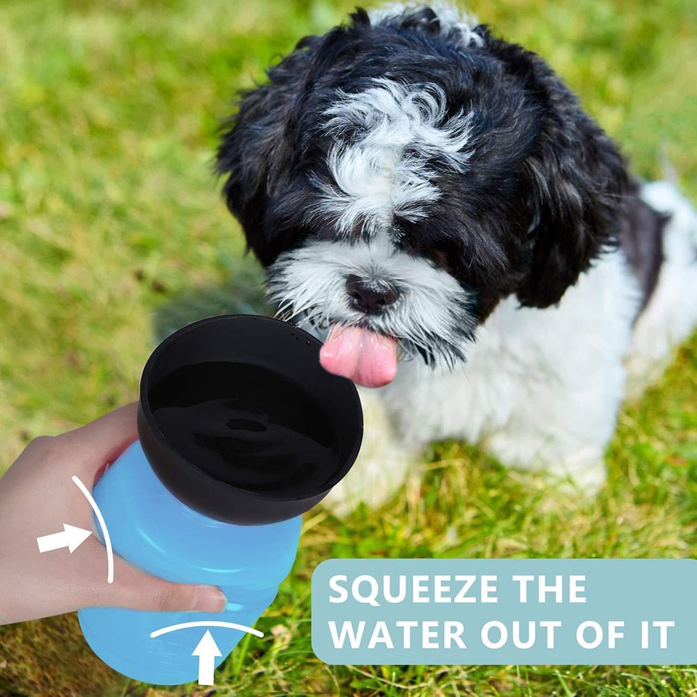 Dog Water Bottle Non-Spill Pet Portable Drinking Bowl Travel