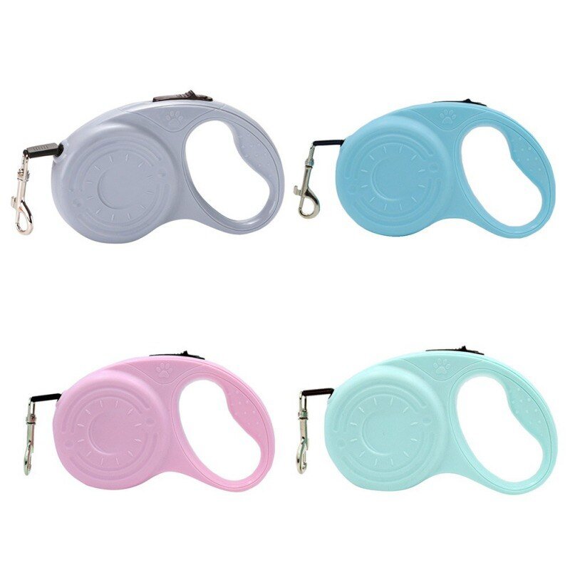 Retractable Pastel Dog Leash - The Barking Mutt