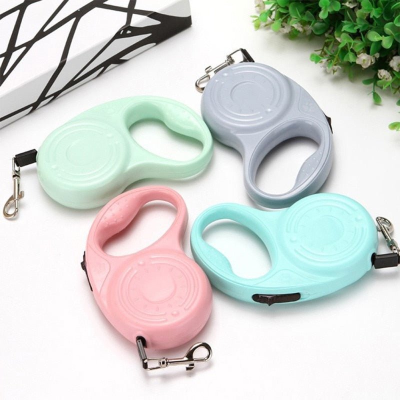 Retractable Pastel Dog Leash - The Barking Mutt