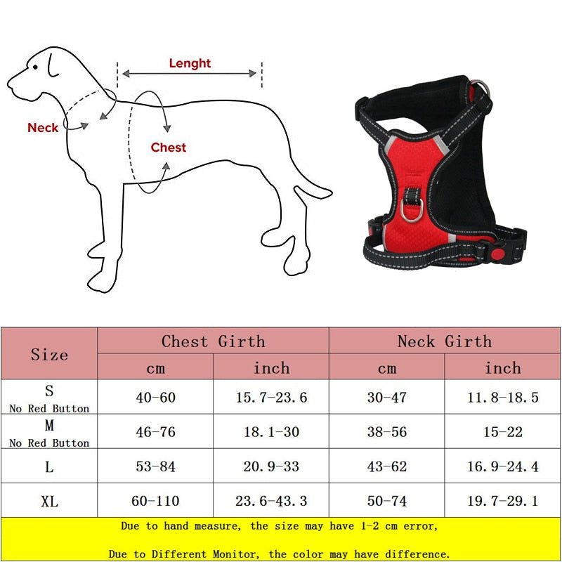 Tactical Nylon Dog Harness - The Barking Mutt